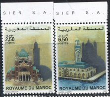 MAROCCO - MAROC -  MOSQUES - CATHEDRAL - MNH ** - 2001 - Mosques & Synagogues