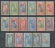 SENEGAL 1922 N° 72/86 * Neufs  = MH Trace De Charnière Cote 18,50 €  Marché Indigène - Unused Stamps