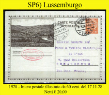 Lussemburgo-SP006 - 1928 - Intero Postale Da 60 Cent. Del 17.11.28 - - Ganzsachen