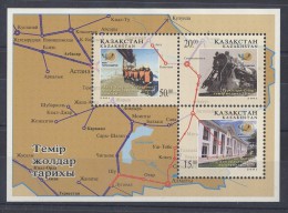 Kazakhstan - 2001 National Railway Company Block MNH__(TH-1753) - Kazachstan