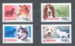 Romania - 2001 Dogs MNH__(TH-8238) - Ungebraucht