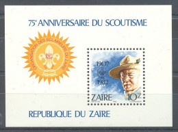 Zaire - 1982 Scouts Block MNH__(TH-8091) - Nuovi