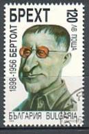 BULGARIA \ BULGARIE - 1998 - 100 Ans De La Naissance Du Dramatourge Bertolt Brecht - 1v Obl. - Used Stamps