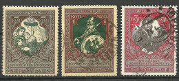 RUSSLAND RUSSIA Russie 1914/15 Charity Kriegshilfe, 3 Marken */o - Oblitérés