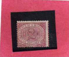 SAN MARINO 1894 - 1899 CIFRA NUMERAL CENT. 2 MNH - Neufs