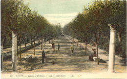 Algérie /CPA A - Sétif - Jardin D'Orléans - La Grande Allée - Sétif