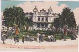 Delcampe - Carte Postale Ancienne,MONACO EN 1914,MONTE CARLO,CASINO,JARDIN - Spielbank