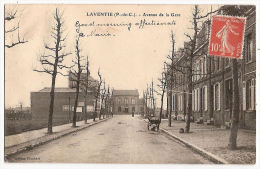 CPA Laventie Avenue De La Gare 62 Pas De Calais - Laventie