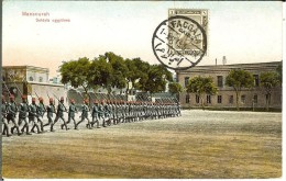 CPA MANSOURAH Soldats Egyptiens 10646 - Mansourah