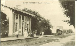 CPA  SAINT-PIERRE-D'AURILLAC  La Gare 10651 - Autres Communes