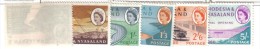 1194 - RHODESIA & NYASALAND , Elisabetta Serie  N. Yvert 33/38 *** Il 3d. Con Piega - Rhodesia & Nyasaland (1954-1963)