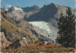 CPA - AK Rhonegletscher Mit Galenstock Rhone Gletscher Glacier Stempel Eisgrotte Grotte Wallis Schweiz Suisse - Lens