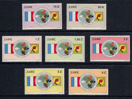 B5109 ZAIRE 1982, 9e Conférence Des Chefs D'Etat De France Et D'Afrique, MNH - Nuevos