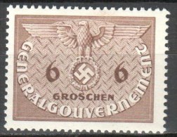 Poland - Generalgouvernement - 1940 Official - Dienstmarke Mi D1 - MNH (**) - Gouvernement Général