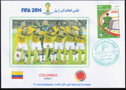 ALGERIE ALGERIA ALGERIEN ARGELIA - 2014 - BRAZIL FIFA World Cup Football - COLOMBIA Team Fußball-WM - 2014 – Brésil