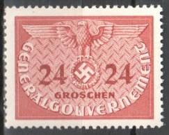 Poland - Generalgouvernement - 1940 Official - Dienstmarke Mi D6 - MNH (**) - Gouvernement Général