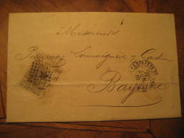 MADRID 1880 To Bayonne France Basque Country Euzkadi Carta Letter España Spain - Brieven En Documenten