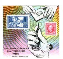 Bloc CNEP N° 44 : Salon D´automne 2005 , Paris - Art Du Timbre Gravé . Voir Le Scan . Cote Maury N° 44 : 15 € . - CNEP