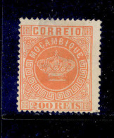 ! ! Mozambique - 1876 Crown 200 R - Af. 08 - No Gum - Mosambik