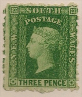 NSW 1871 3d Bright Green QV SG 212 LHM #KP01 - Mint Stamps