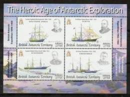 British Antarctic Territory 2010 - Bateaux, Explorateurs - BF Neufs // Mnh MS Explorers & Ships - Unused Stamps