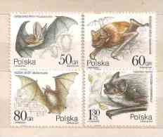 POLAND 1997 THE CONSERVATION Of NATURE - BATS Set MNH - Unused Stamps
