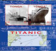 TONGA 2012 - Cent Du Naufrage Du Titanic. - BF Neufs // Mnh Sheetlet - Tonga (1970-...)