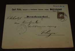 Brief Bayern  3 Pfg.  Drucksache Mellrichstadt Honig    #cover2674 - Storia Postale