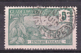 GUADELOUPE YT 58 Oblitéré POINTE A PITRE 25 JUIN 1907 - Gebraucht