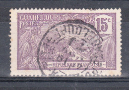 GUADELOUPE YT 60 POINTE A PITRE 19 JANV 1921 - Used Stamps