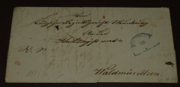 Brief Bayern  Dienstbrief Nach Waldmünchen 1873  #cover2692 - Storia Postale