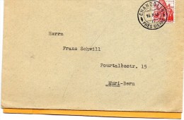 Switzerland 1946 Cover Mailed - Briefe U. Dokumente