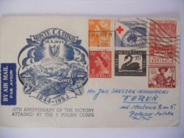 Australie Lettre De Perth 1954 Pour Torun - Cartas & Documentos