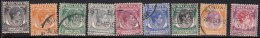 Singapore Used 1948, P14 X 14, 9 Values, (With 40c ), King George VI, KG (Lot E) - Singapour (...-1959)