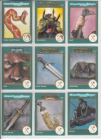AD&D 2nd Edition Page Of 9 Cards - Numbers: 73 To 81 - Andere & Zonder Classificatie