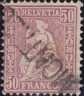 Heimat VD MONTREUX ~187? Langstempel Auf 50Rp. Lila Zu#43 - Gebraucht