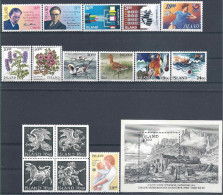 1988 ISLANDE 633 à 649** Année Complète Neuve - Unused Stamps