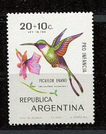 Argentine ** N° 862 - Oiseaux : Colibri - Nuevos