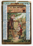 Almanach 1883 - Magasin " Au Bon Marché " Propriétaire Balmont , Rue CONTI à PEZENAS - TRES RARE ! - Petit Format : ...-1900