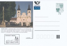 Czech Rep. / Postal Stationery (2007) Monasteries Of The Czech Republic - Cachet (168) Uhersky Brod (I6596) - Abbeys & Monasteries