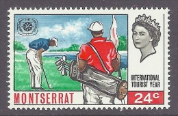 Montserrat 1967 International Tourist Year - Tourism, Tourisme, Golf, Sport MNH - Montserrat