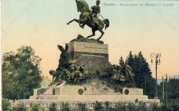 TORINO. Monumento Ad Amedeo Di Savoia - 2 Scans - Other Monuments & Buildings