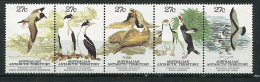 Antarctique Australien ** N° 55 à 59 Se Tenant - Faune. Vie Sauvage Régionale - Unused Stamps