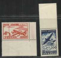 FEZZAN 1948 TERRITORIO MILITARE POSTA AEREA AIR MAIL AVION SERIE COMPLETA COMPLETE SET MNH - Unused Stamps