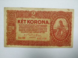 BILLET HONGRIE - P.58 - 2 KORONA - 1920 - MOISSONNEUR - Hungría