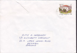 Greece SIFNOS 1993 Cover Lettera To BRIGHTON England - Lettres & Documents