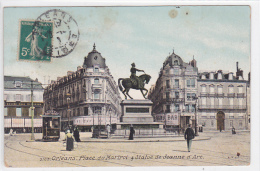 France - Orleans - Place Du Martroi & Statue De Jeanne D'Arc - Tram - Orleans