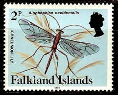 (154) Falkland Isl.  Insects / Special Issue With New Year Imprint 1986 / Rare / Wanted  **  / Mnh  Michel 391 II - Géorgie Du Sud