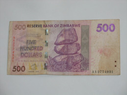 500 Five Hundred Dollars 2007 - Reserve Bank Of ZIMBABWE **** EN ACHAT IMMEDIAT **** - Simbabwe