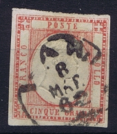 Italy  Napoli  Sa  21 , Mi. 5 Used Obl.  Signed/ Signé/signiert/ Approvato ,thin Spot - Naples